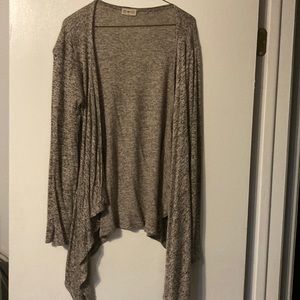 FREE KISSES Brown and Tan Cardigan. XL